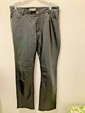 Hugo Buscati Women’s Leather Pants Size 12